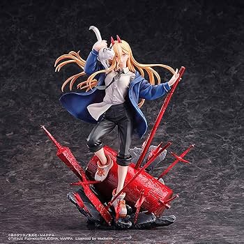 Amazon.co.jp: チェーンソーマン:パワー&ニャーイ 1:7スケール